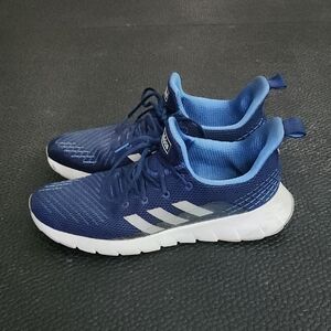 Adidas Cloudfoam Navy and White Sneakers